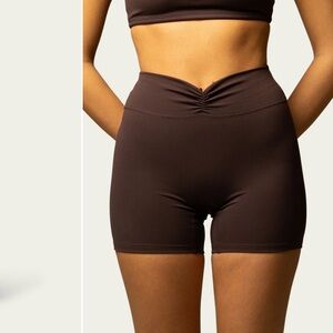 Women's Brown Bike Shorts